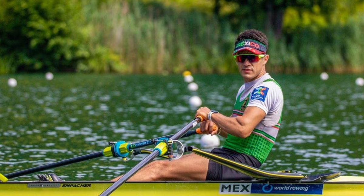 Alexis López, medalla de oro en scull individual ligero de remo