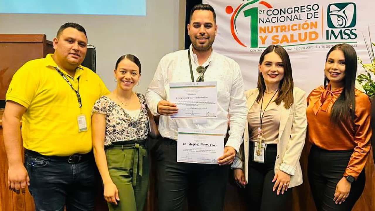 Logra IMSS Sonora primer lugar en Congreso Nacional de Nutrición y Salud