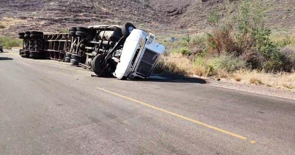 Accidentes carreteros en Guaymas deja a varios en el hospital