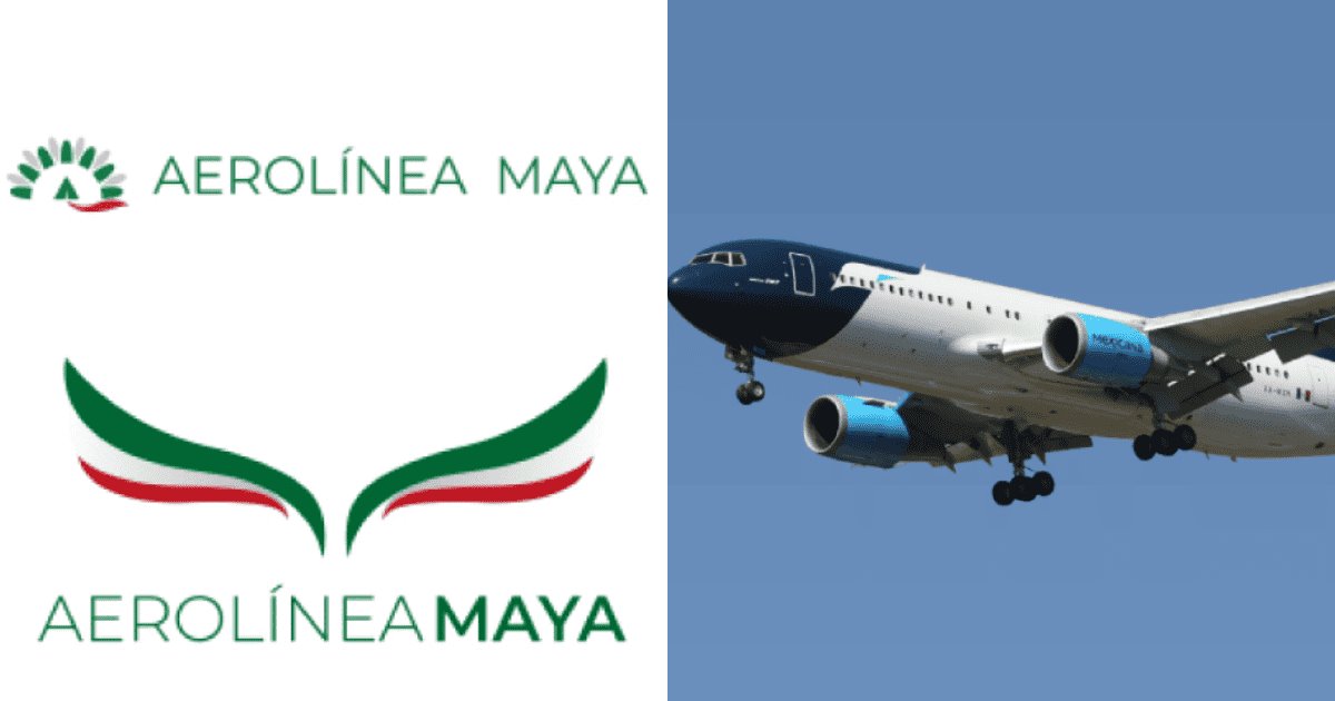 Estos son los posibles logotipos de Maya, aerolínea de la Sedena