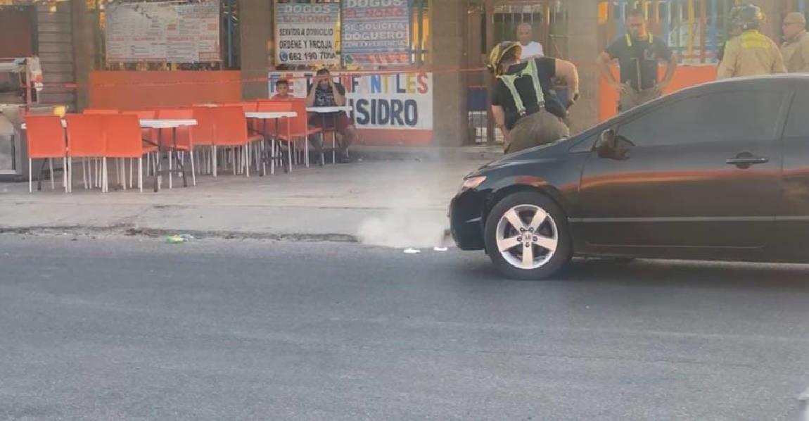 Motociclista lesionado por choque en Lomas de Madrid
