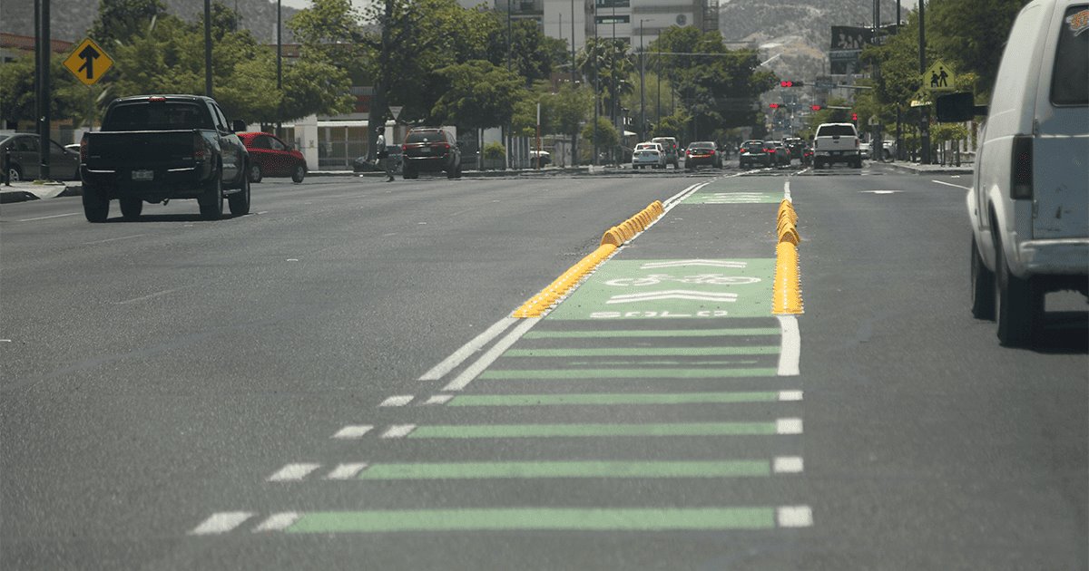 Hermosillo cuenta con más de 100 zonas para transportarse en bicicleta
