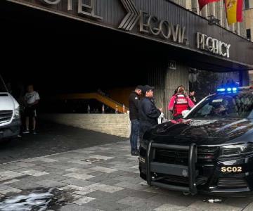 Incendio en hotel Segovia Regency deja 2 intoxicados en CDMX