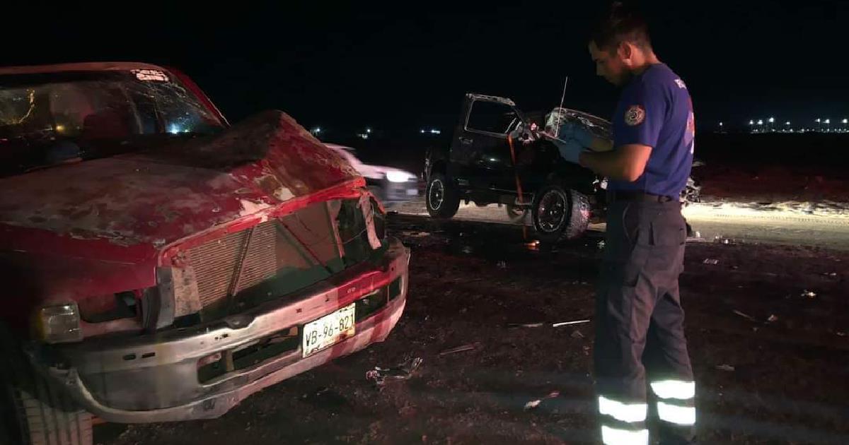Accidente carretero deja dos lesionados en El Cochorit