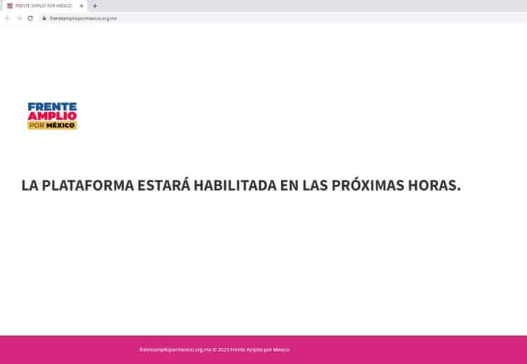 Frente Amplio lanza plataforma para recolectar firmas... pero sin funcionar