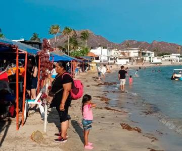 Comerciantes registran bajas ventas en playas de Guaymas