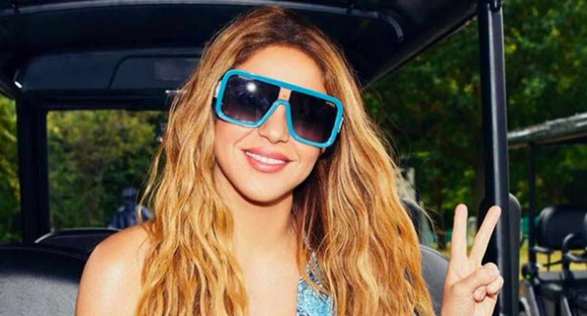 Shakira se luce en Wimbledon con sonrisa y divertidas muecas