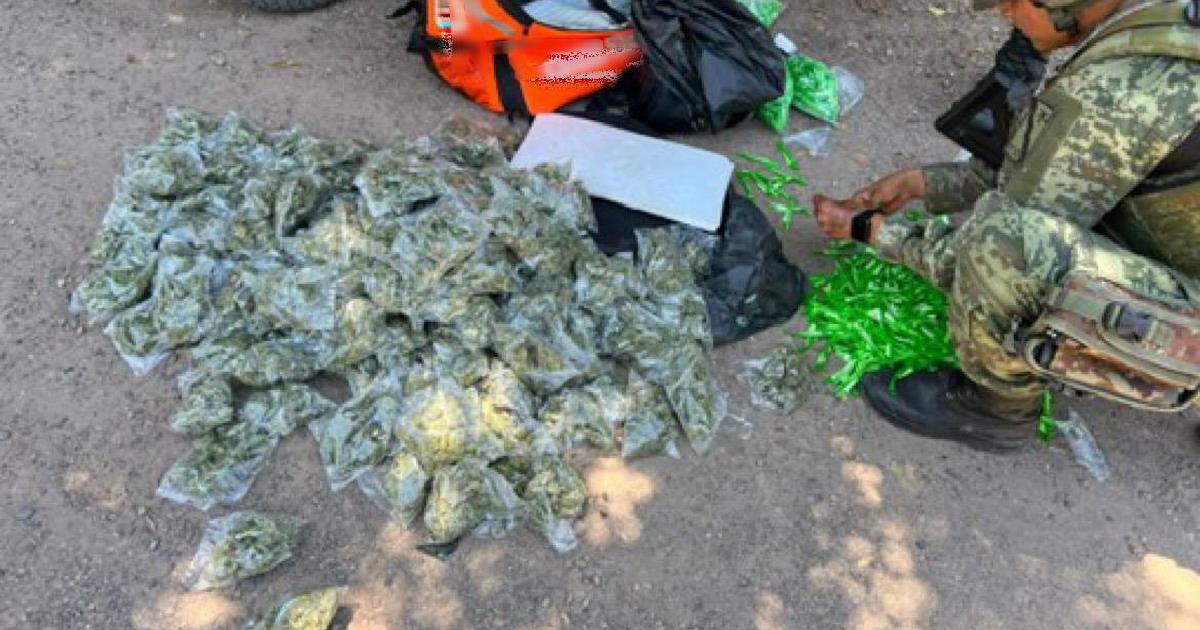 Arrestan a repartidor de comida con mil 300 envoltorios de droga en Cajeme