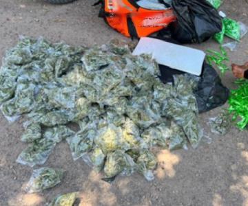 Arrestan a repartidor de comida con mil 300 envoltorios de droga en Cajeme