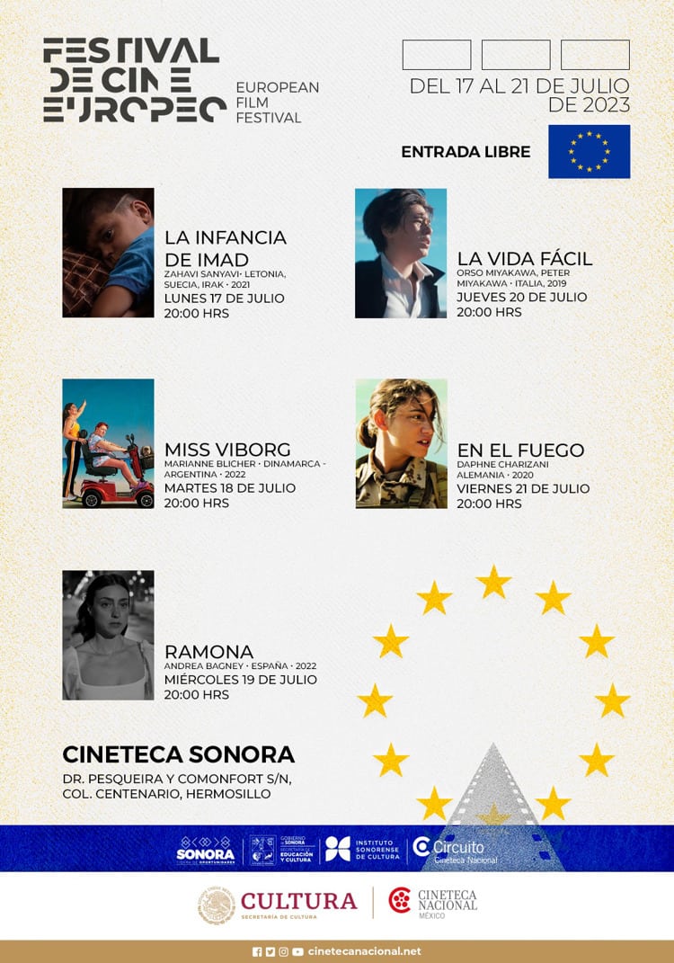 Inicia hoy en Hermosillo el Festival de Cine Europeo 2023