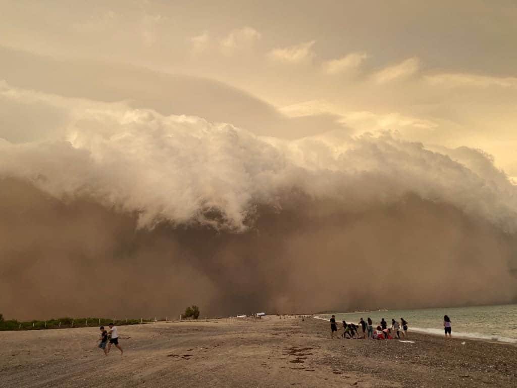 Tormenta de arena azota Guaymas