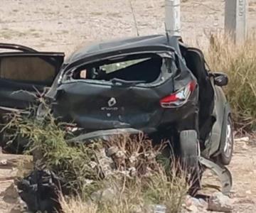 Choque entre dos vehículos dejó un lesionado en Hermosillo-Guaymas