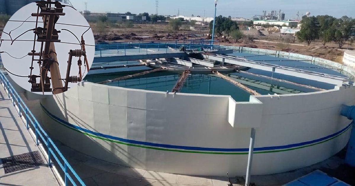Fallas de CFE deja sin servicio de agua potable a colonias en Cajeme