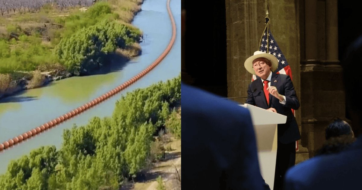 Muro flotante de Texas va contra toda política de Joe Biden: Ken Salazar