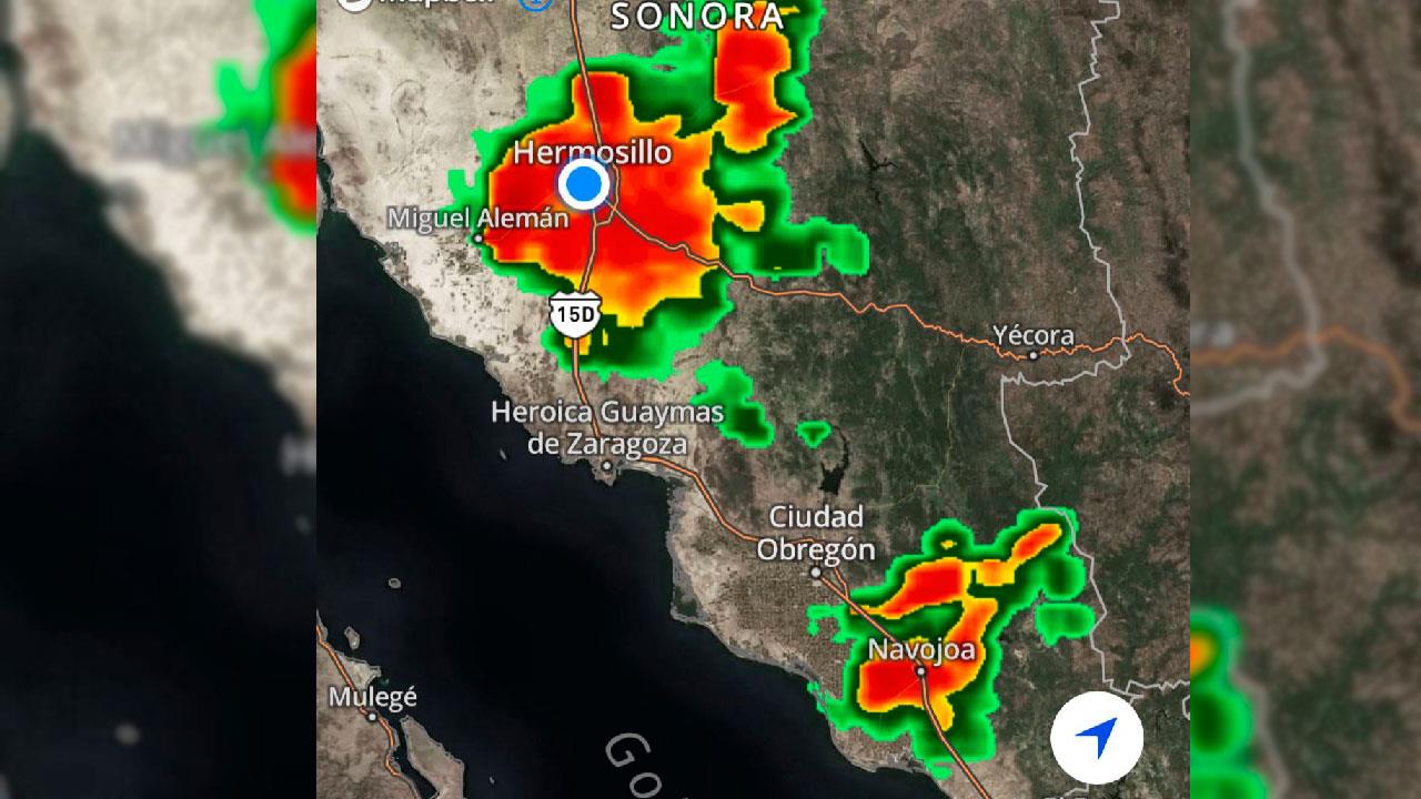 Pronostica Protección Civil lluvias en Hermosillo y Navojoa esta noche
