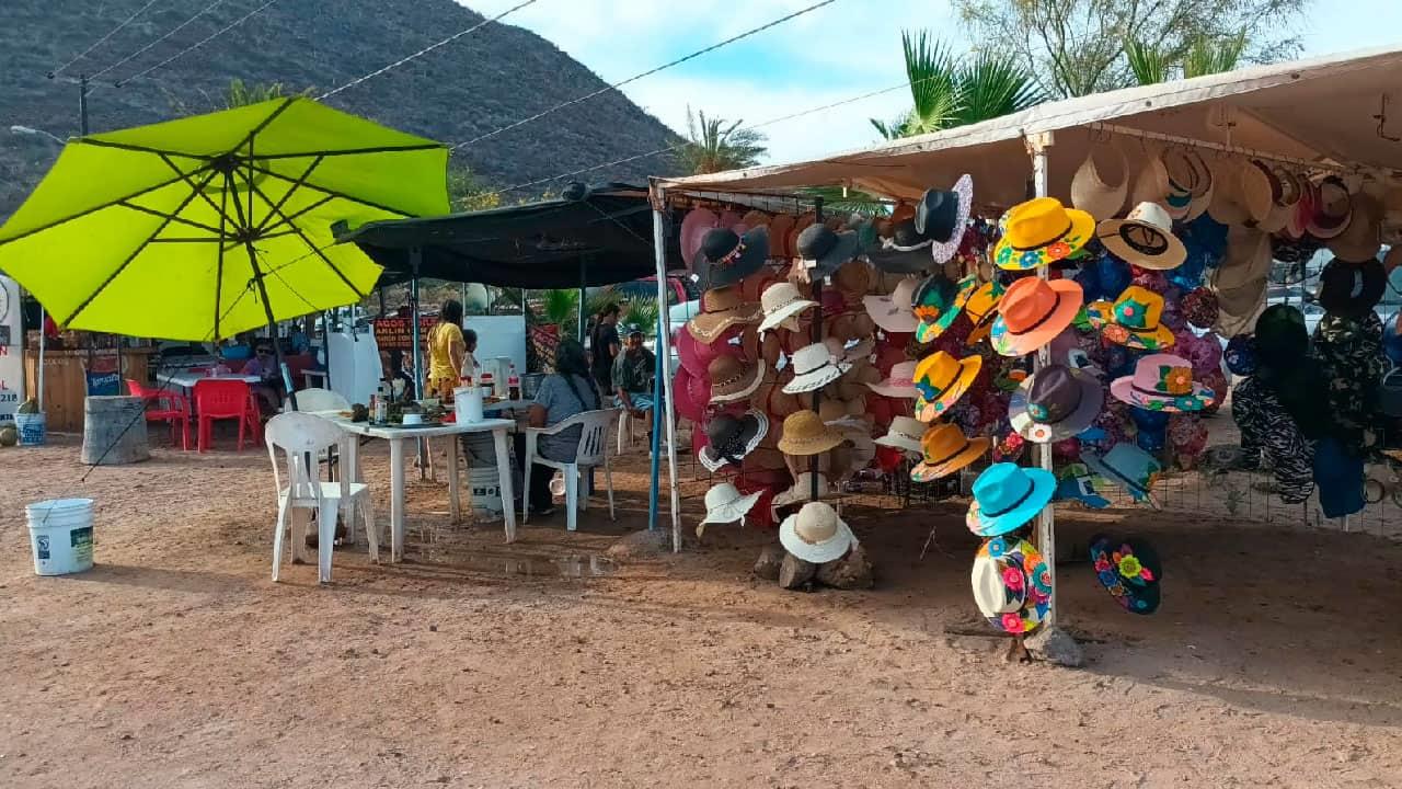 Calor ahuyenta a vendedores ambulantes de Guaymas