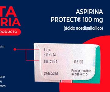 Emite Cofepris alerta sanitaria por falsificación de Aspirina