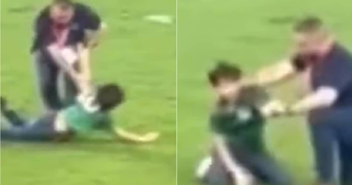 Niño es golpeado por guardias en partido Atlético de Madrid y Real Sociedad