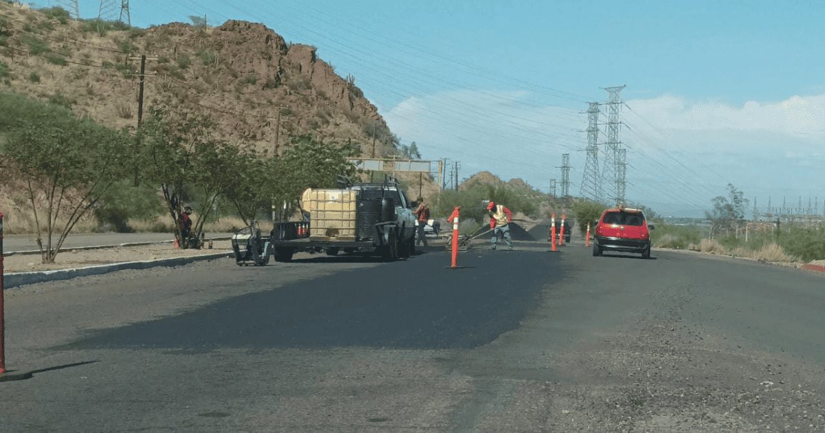 Rehabilitan la llamada carretera de la muerte en Guaymas