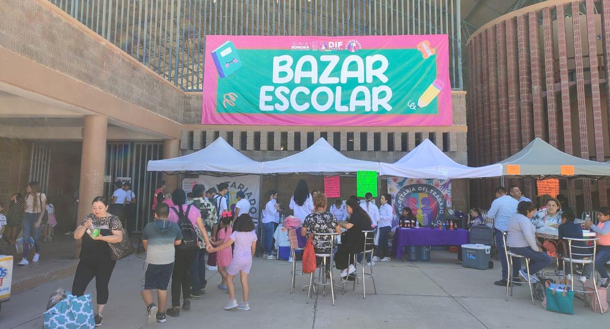 Lleva a cabo DIF Sonora décima edición del bazar escolar