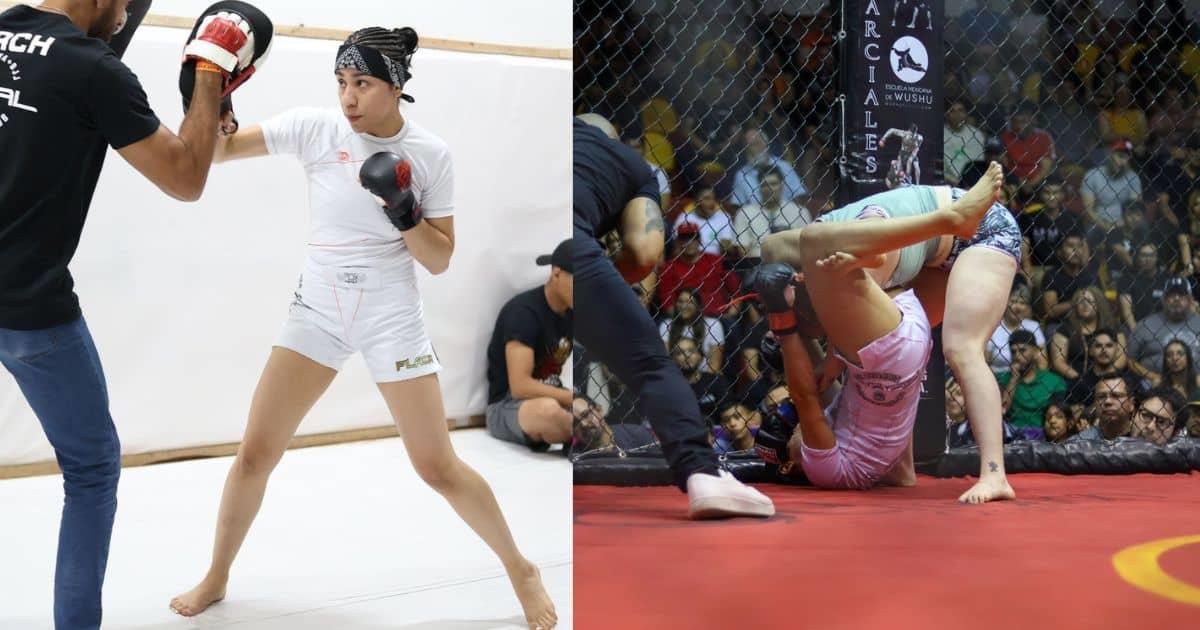 Laura Ayala La Flaca, joven hermosillense persigue sus sueños en las MMA