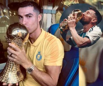 Título de Cristiano Ronaldo en Al-Nassr causa comparaciones con Messi 