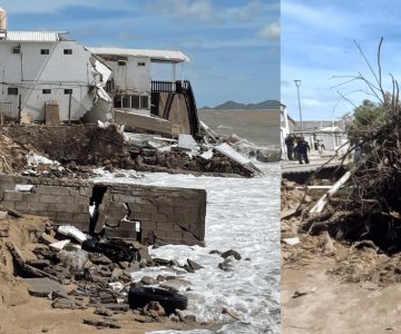 Los daños que dejó Hilary sobre la Costa de Hermosillo