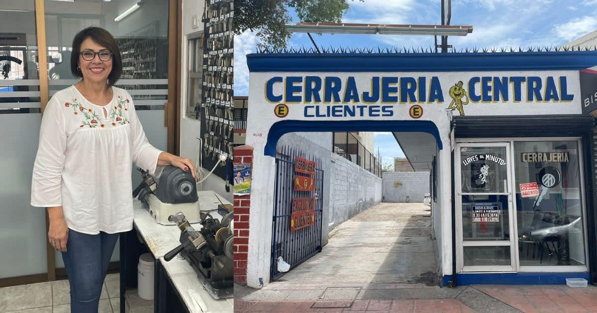 Ana Delia mantiene la Cerrajería Central de Hermosillo con entrega y pasión