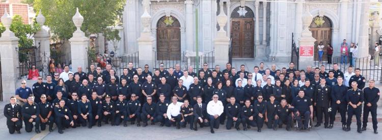 Bomberos de Hermosillo celebraron su día la mañana de este martes