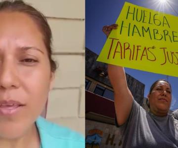 Marisela lleva 13 días en huelga de hambre contra la CFE