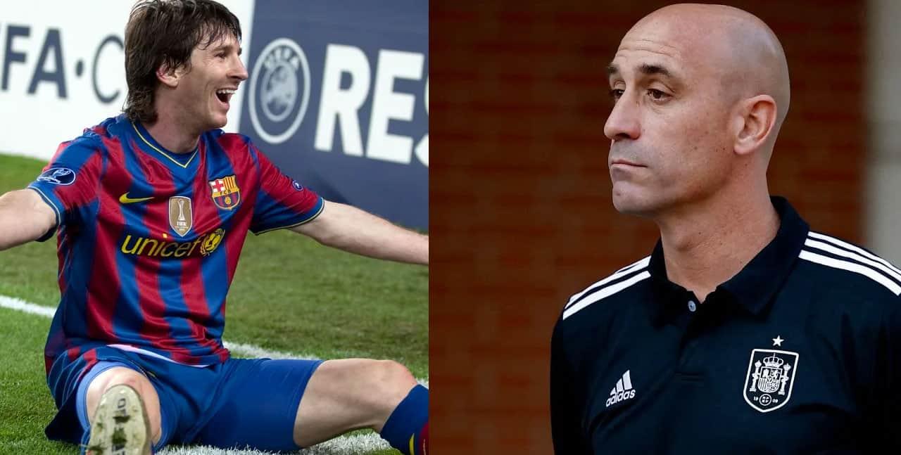 El día que Messi humilló a Luis Rubiales