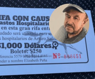 Invitan a participar en rifa para gastos hospitalarios de Arturo Salazar