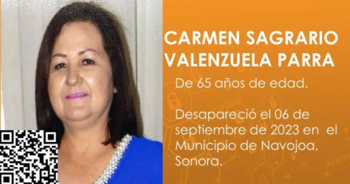 Buscan a Carmen Sagrario, mujer desaparecida en Navojoa