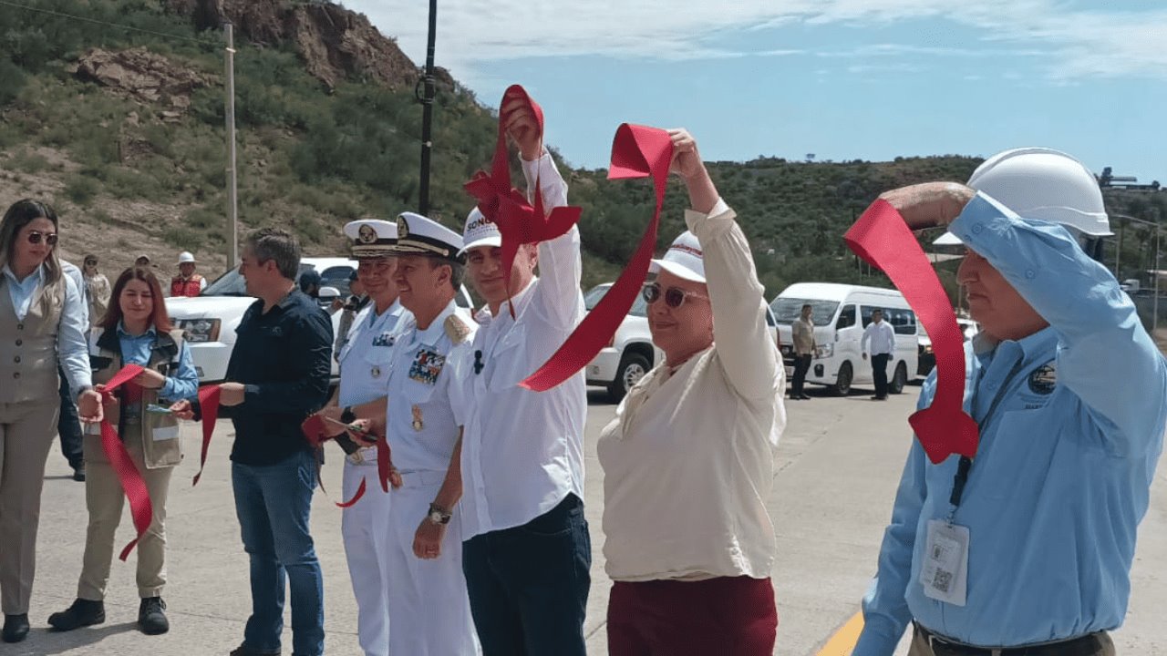 Inaugura el gobernador Alfonso Durazo obras en Guaymas