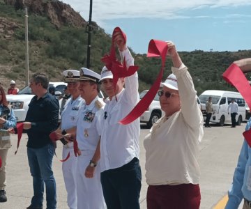 Inaugura el gobernador Alfonso Durazo obras en Guaymas
