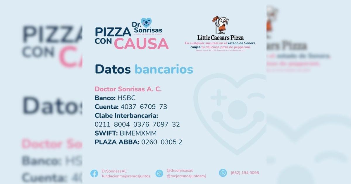 Dr. Sonrisas arranca Pizza con Causa para apoyar a niños con cáncer