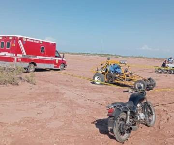 Piloto de buggie pierde la vida tras sufrir un accidente en Yavaros