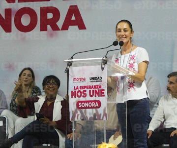 Firma Claudia Sheinbaum acuerdo de Unidad por la Transformación en Sonora
