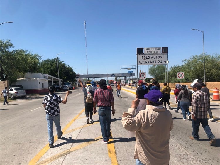 Elementos de Guardia Nacional impiden toma de la caseta Esperanza