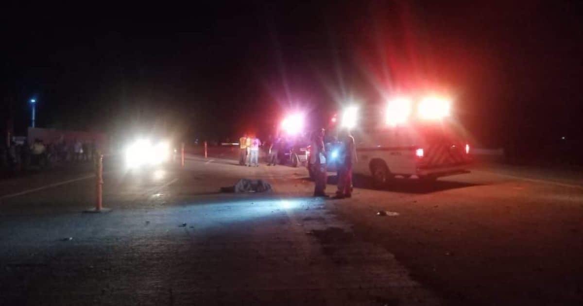 Conductor huye tras arrollar y matar a un hombre en Carretera Federal 15