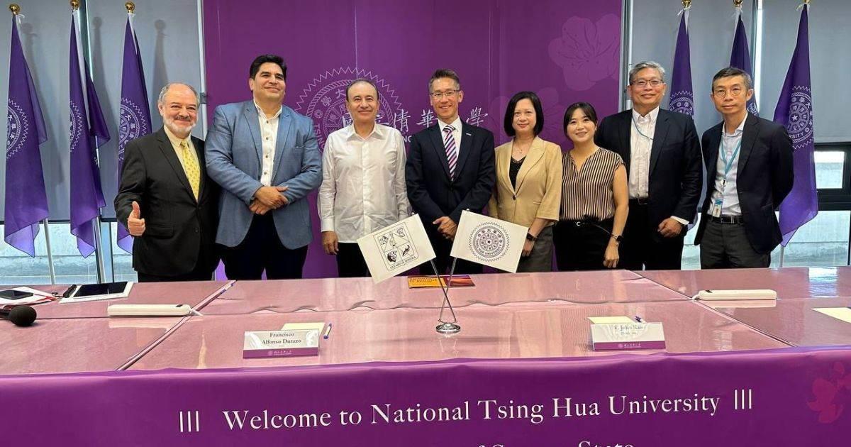 Gobernador firma acuerdo con Universidad de Taiwán