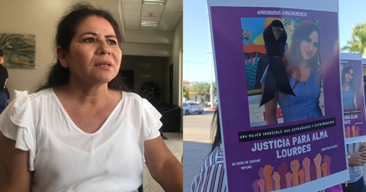 Madre de Alma Lourdes relata difícil proceso, a un mes de su asesinato