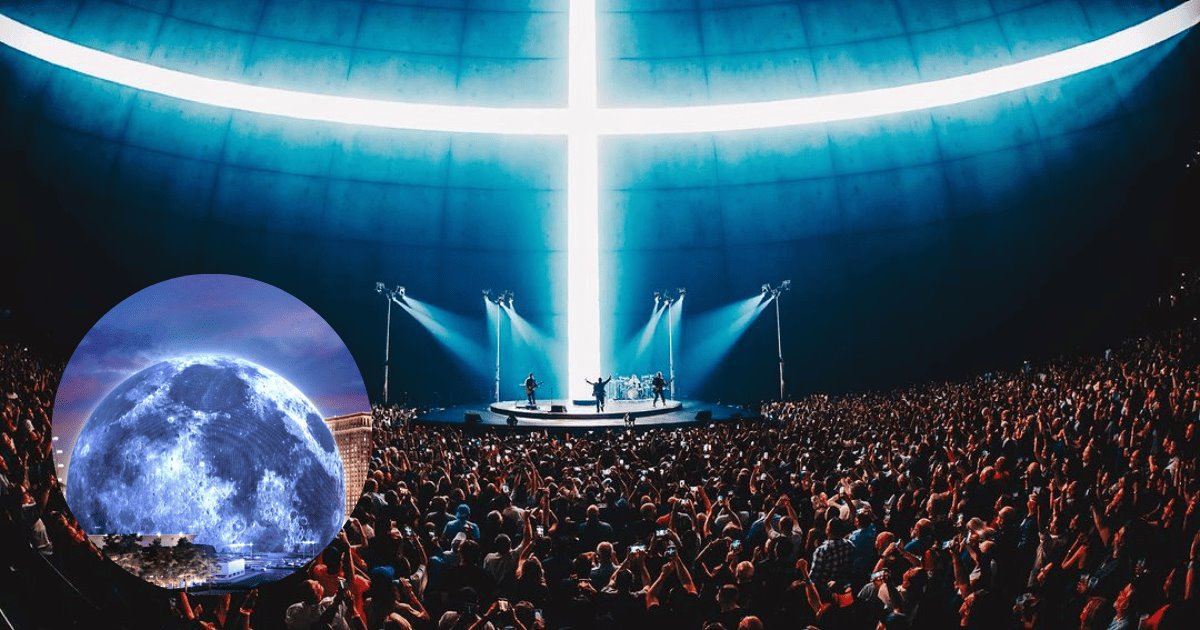 Así es The Sphere; la experiencia inmersiva estrenada por la banda U2