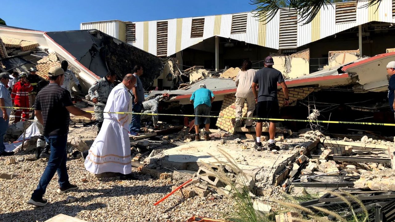 Desplome de techo de iglesia en Tamaulipas deja al menos 9 muertos
