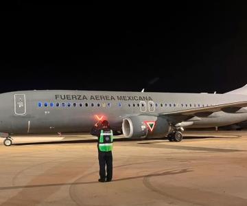 Arriba primer avión de Fuerza Aérea con 135 mexicanos procedentes de Israel