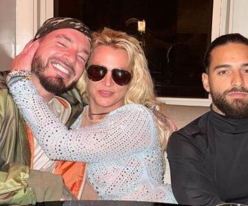 Britney Spears podría colaborar con Maluma y J Balvin; se viraliza foto