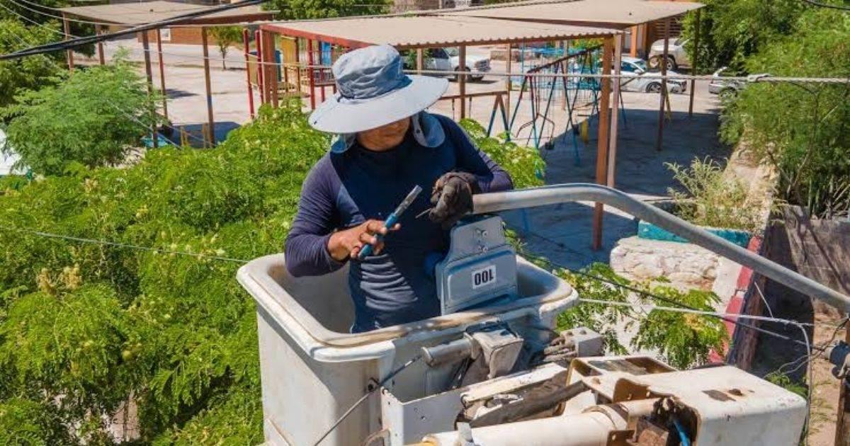 Robo de cableado eléctrico afecta a colonias de Guaymas