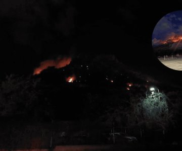 Sofocan Bomberos de Hermosillo incendio en el Cerro de la Cementera