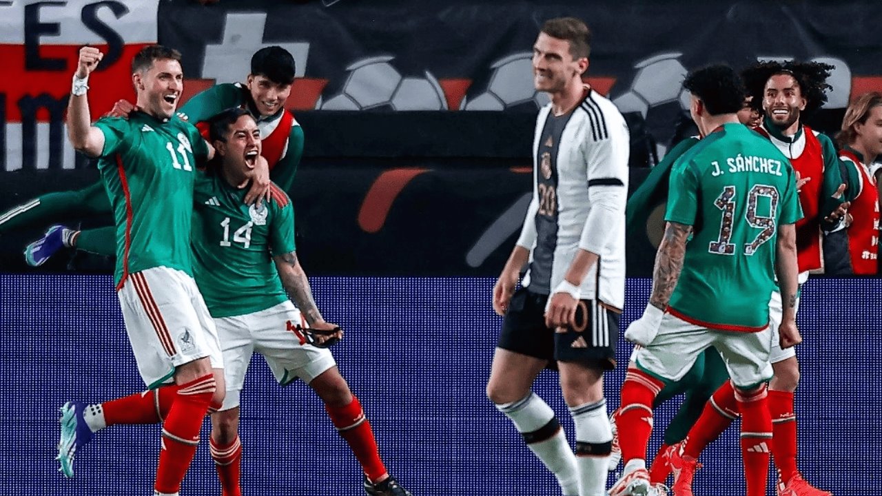 México empata 2-2 con Alemania en una gran duelo