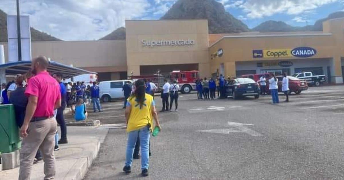 Evacúan a personal de tienda departamental en Guaymas por fuga de gas